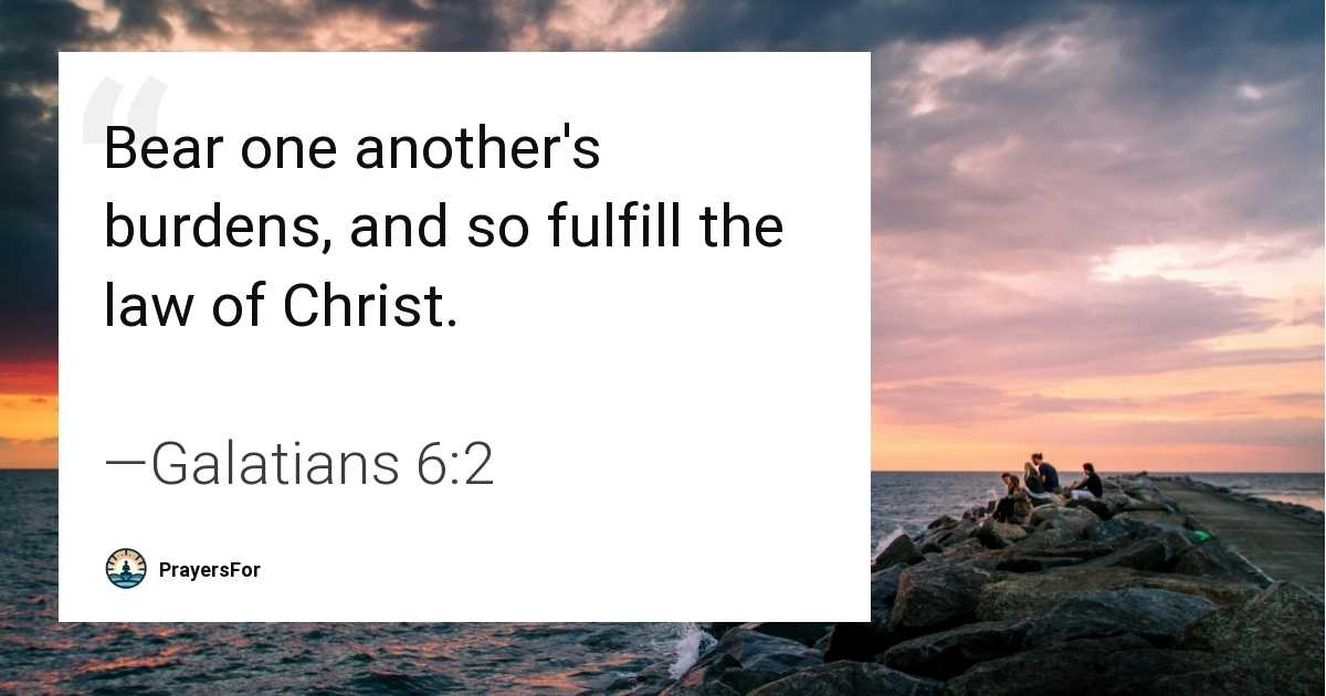 Galatians 6:2