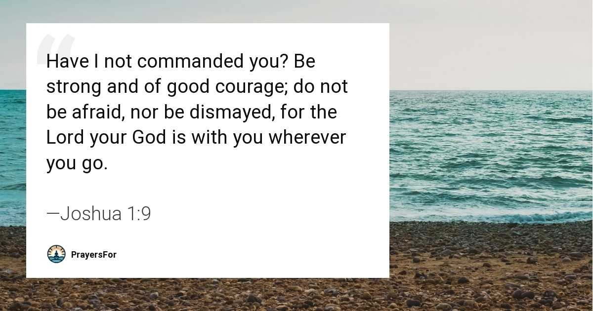 Joshua 1:9