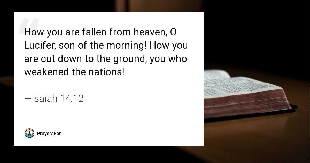Isaiah 14:12
