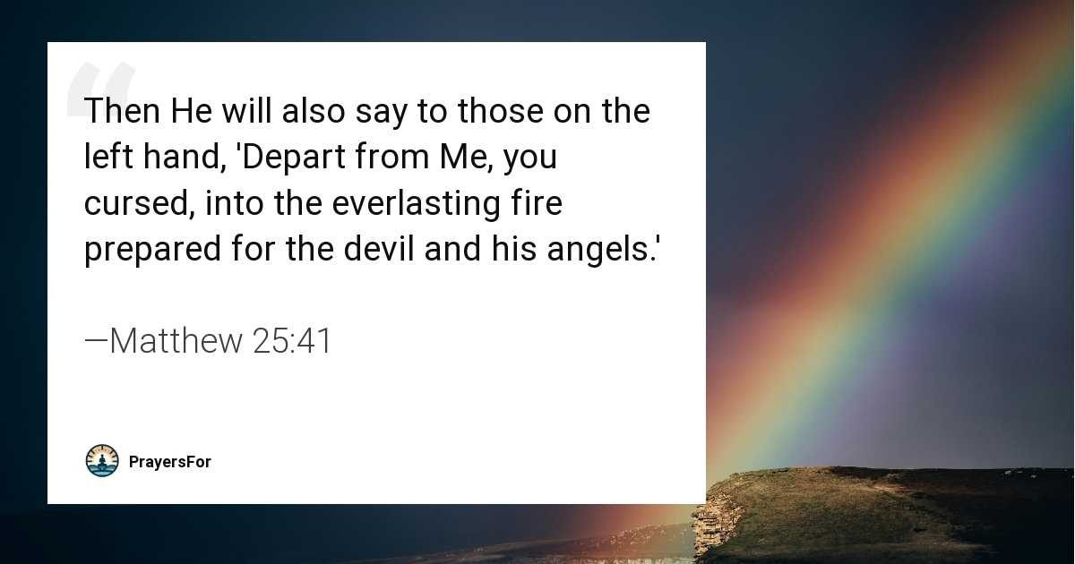 Matthew 25:41