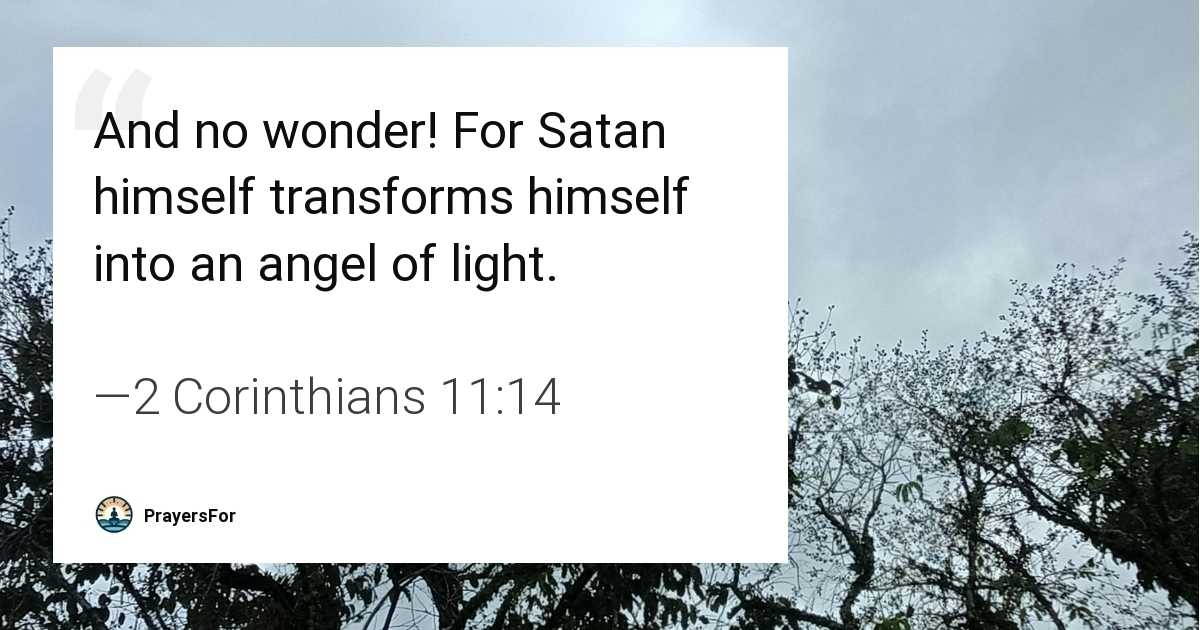 2 Corinthians 11:14