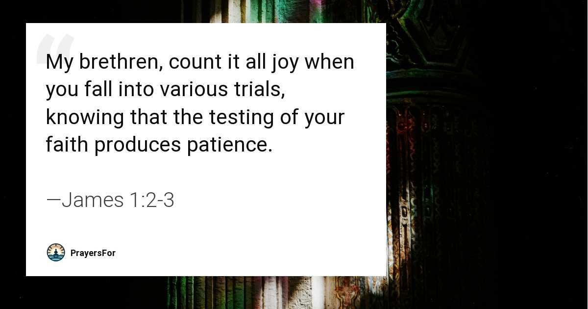 James 1:2-3