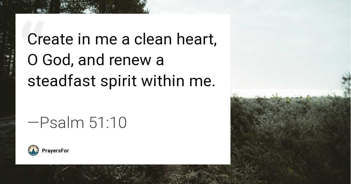 Psalm 51:10