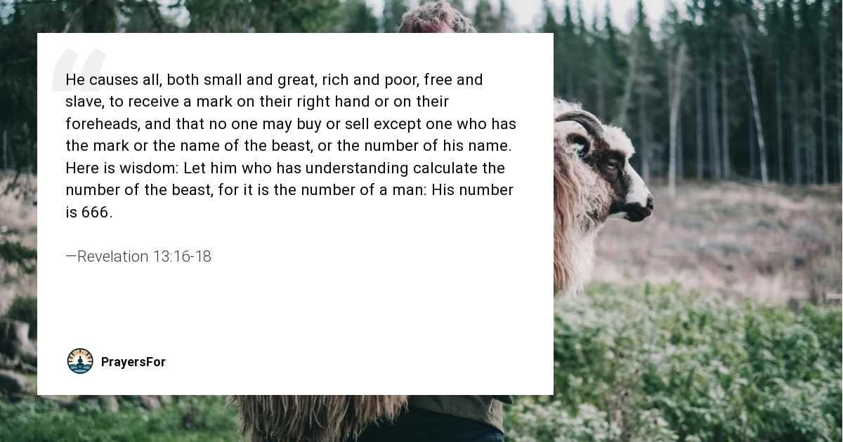 Revelation 13:16-18
