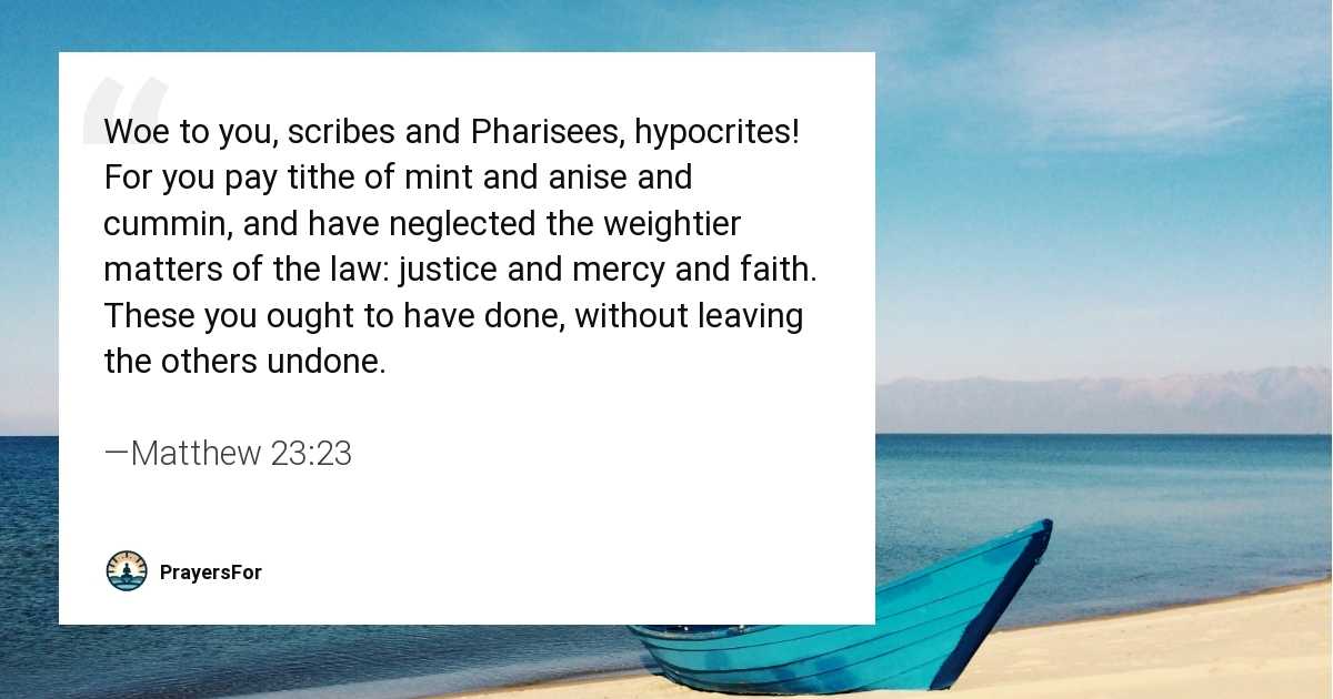 Matthew 23:23