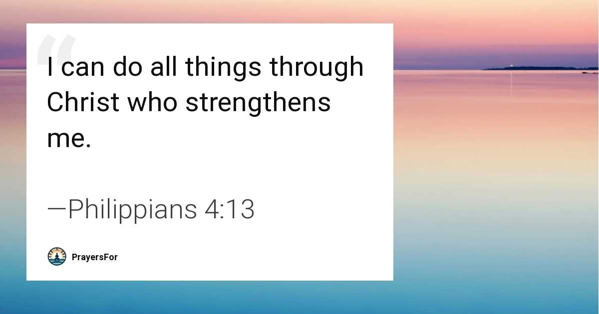 Philippians 4:13
