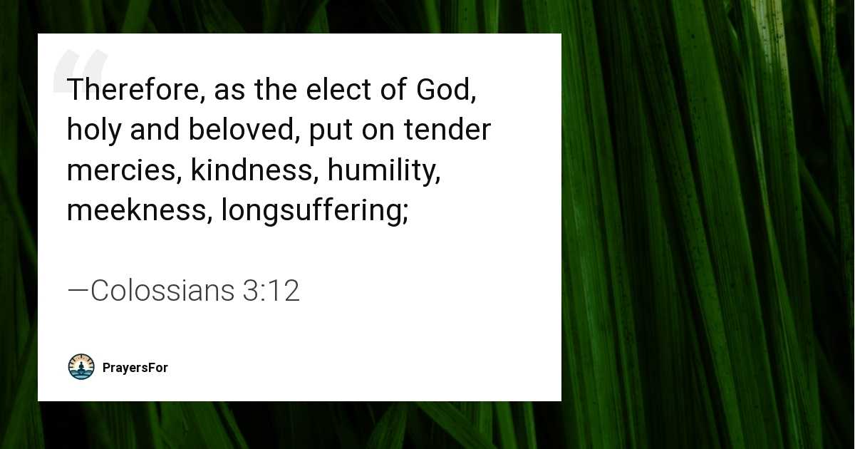 Colossians 3:12
