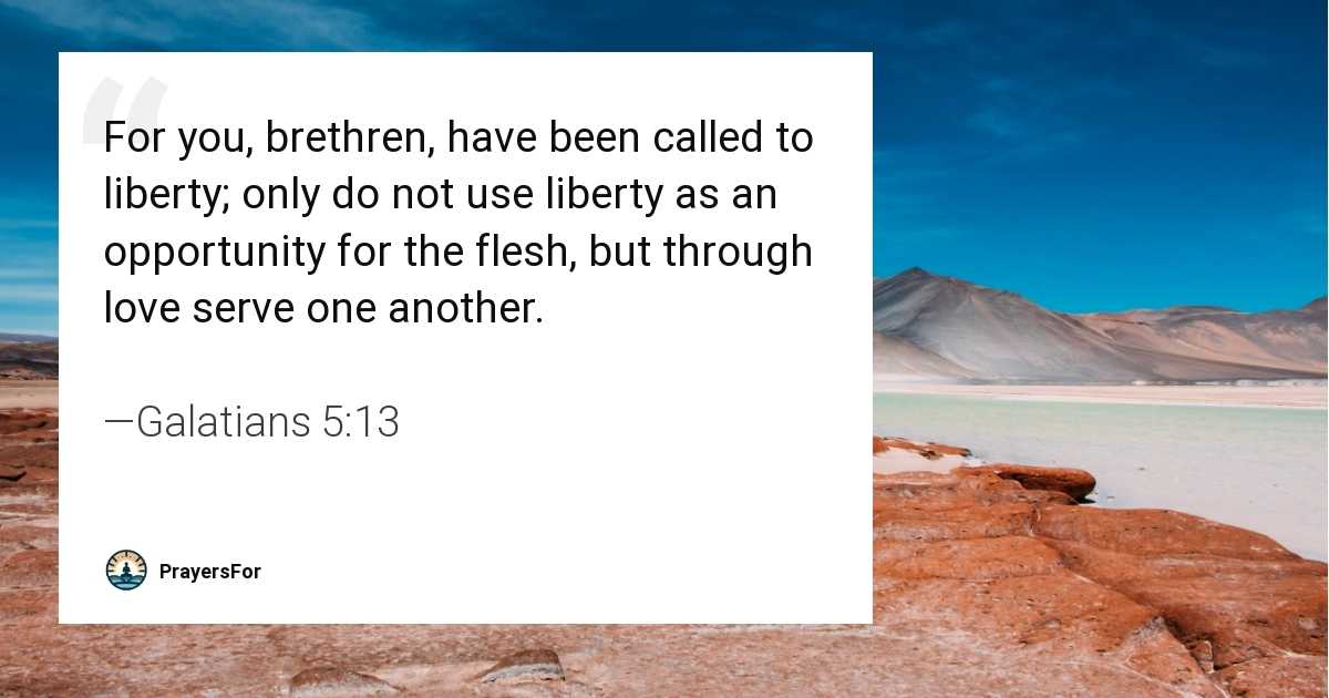 Galatians 5:13