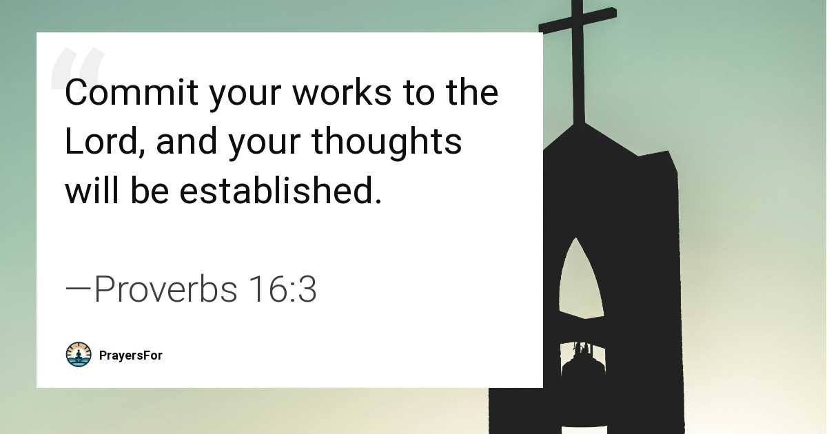 Proverbs 16:3