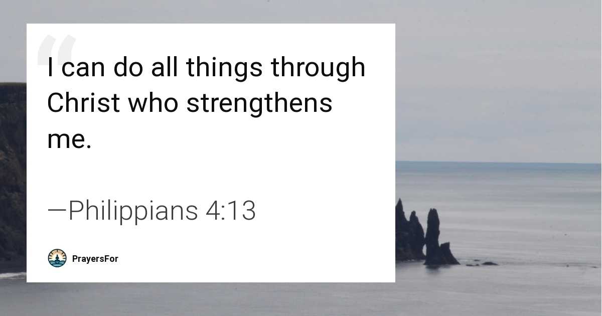 Philippians 4:13