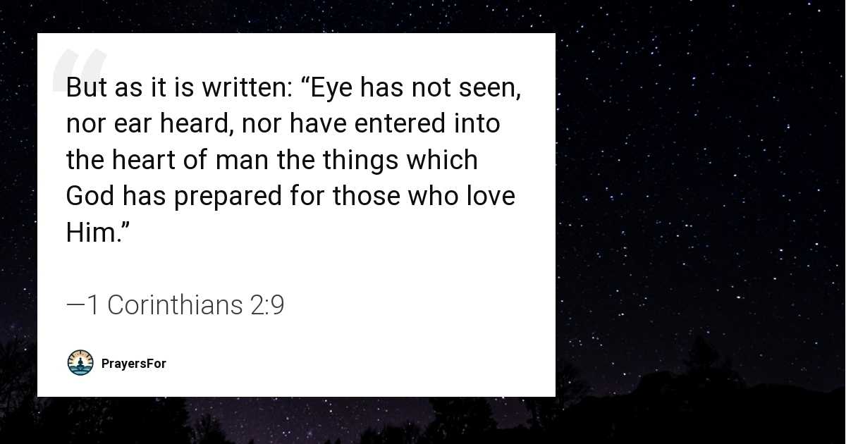 1 Corinthians 2:9