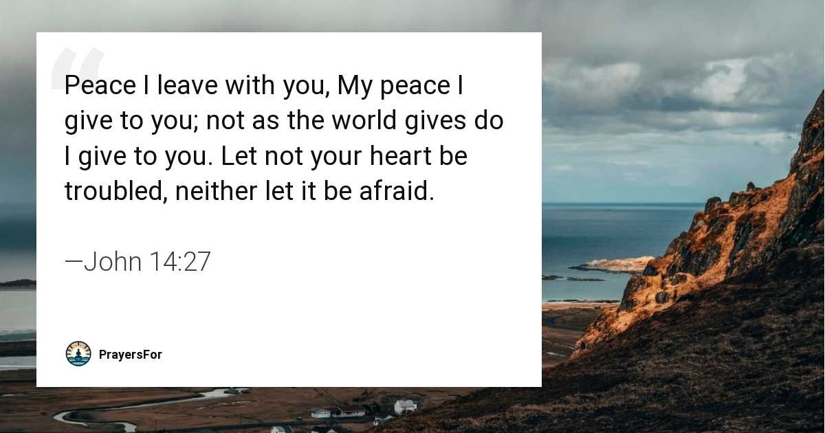 John 14:27