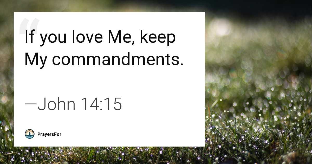 John 14:15
