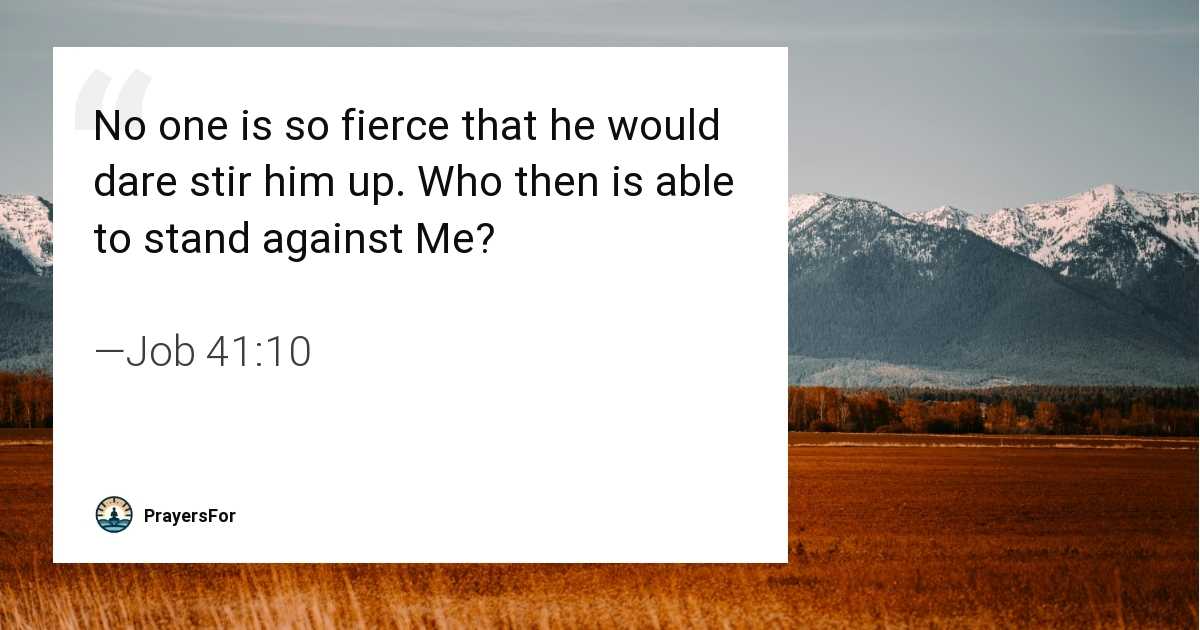 Job 41:10