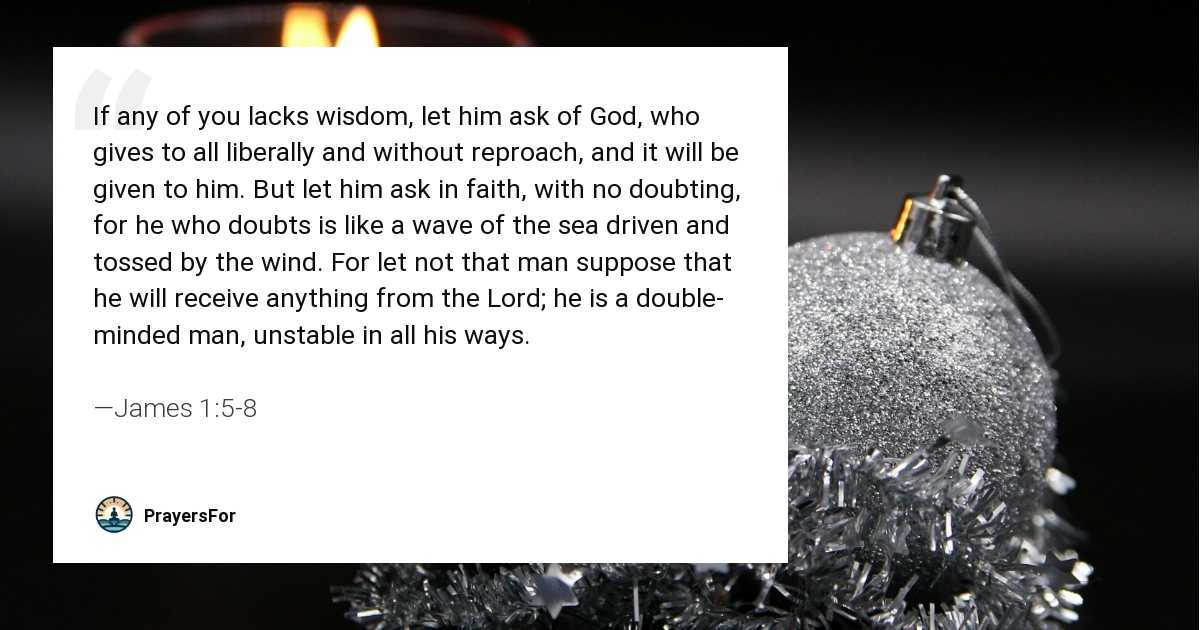 James 1:5-8