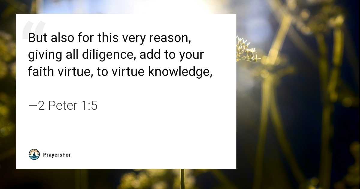 2 Peter 1:5