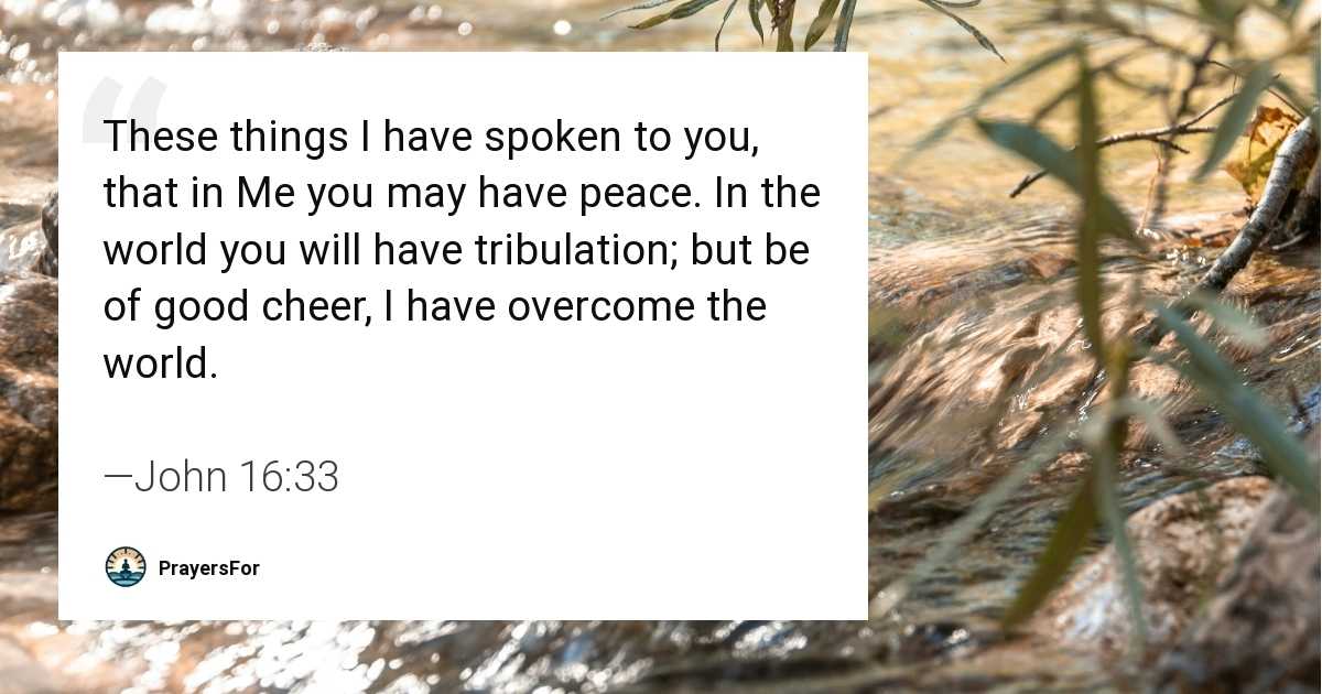 John 16:33