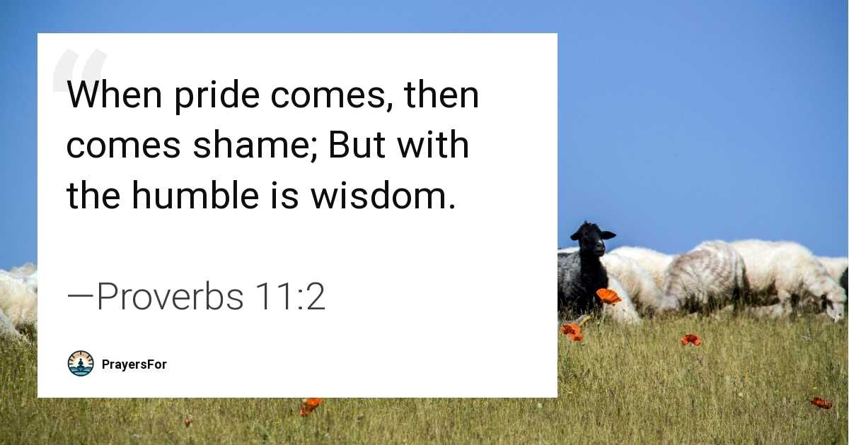 Proverbs 11:2