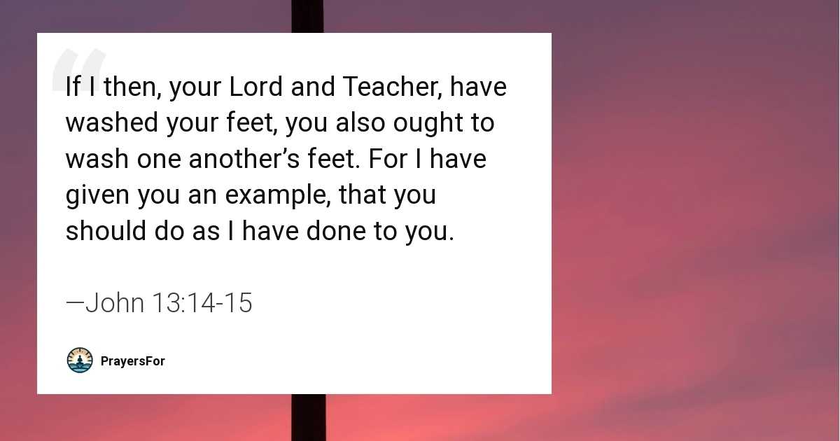 John 13:14-15