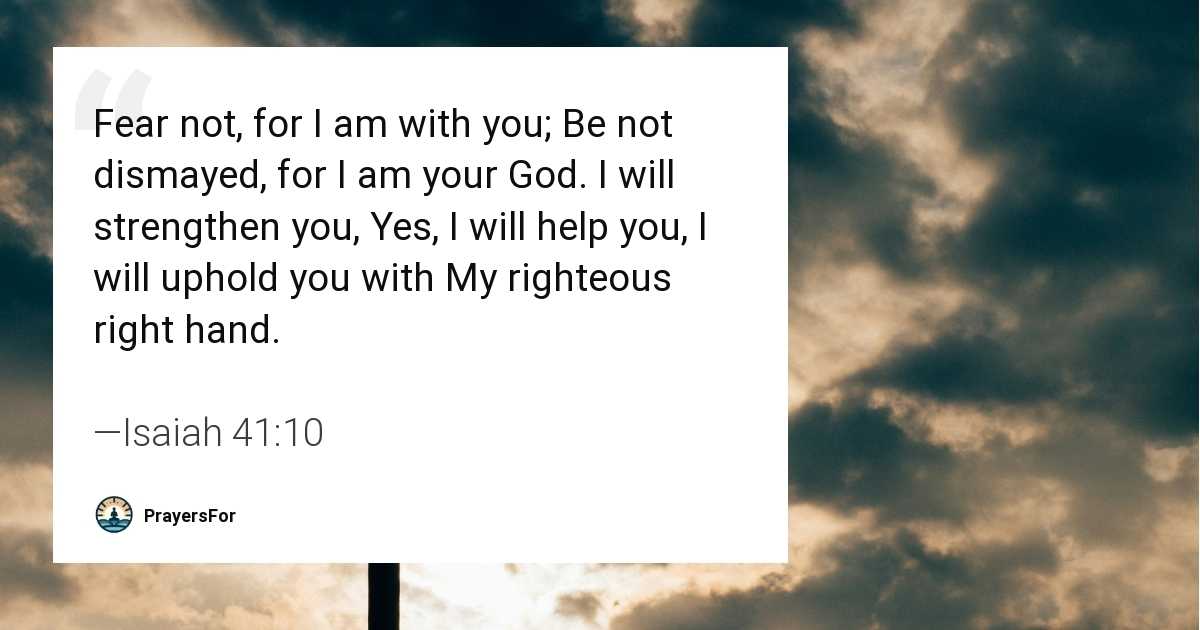 Isaiah 41:10