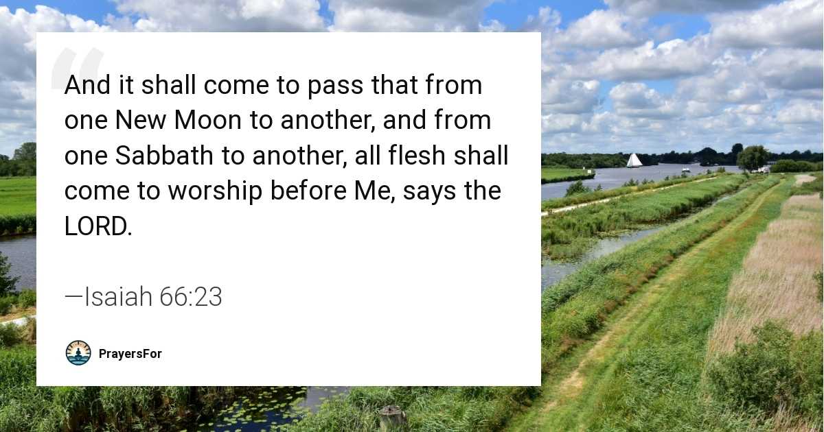 Isaiah 66:23