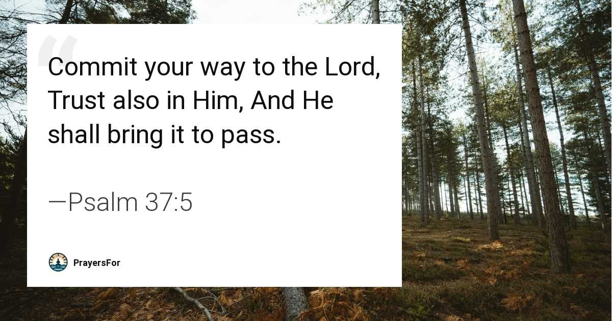 Psalm 37:5
