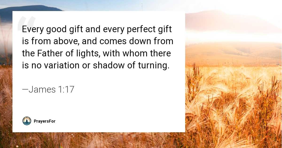 James 1:17