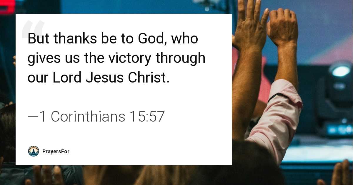 1 Corinthians 15:57