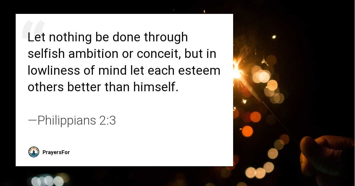Philippians 2:3