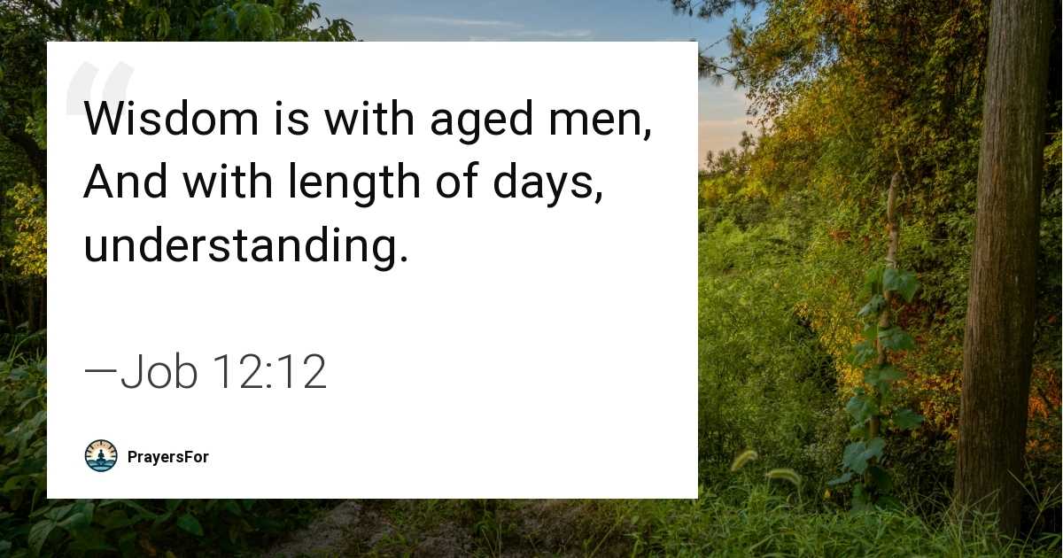 Job 12:12