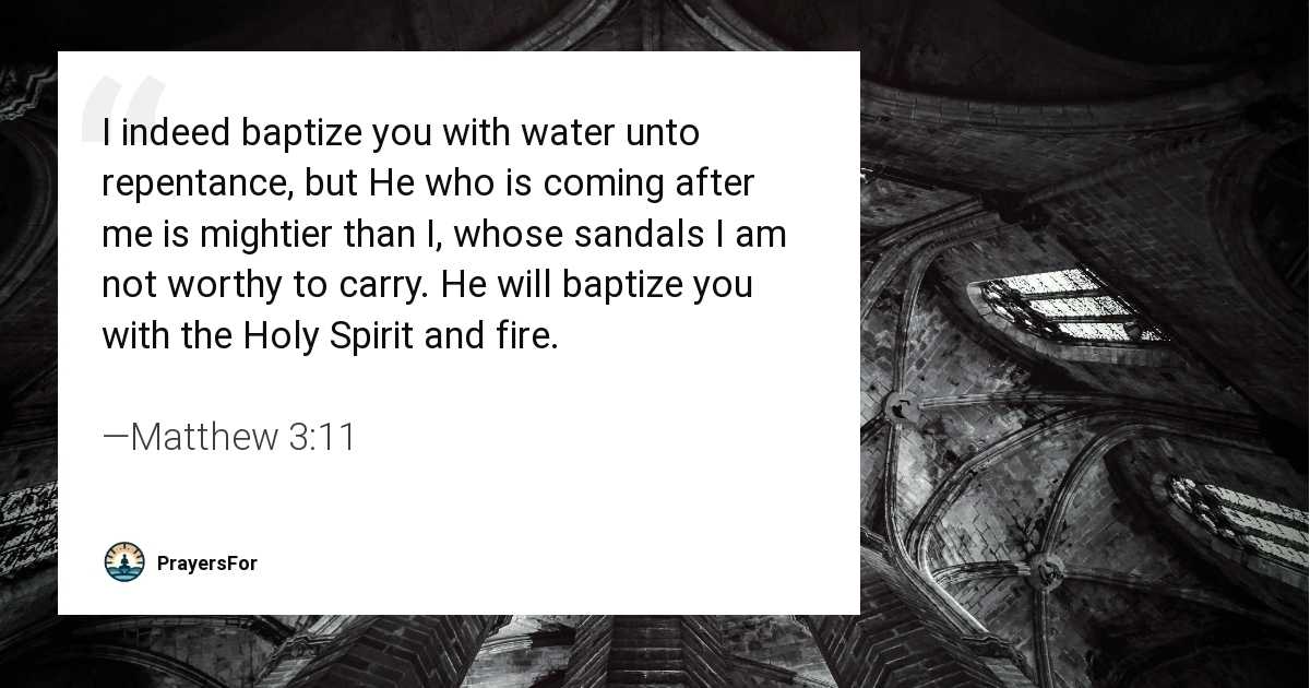 Matthew 3:11