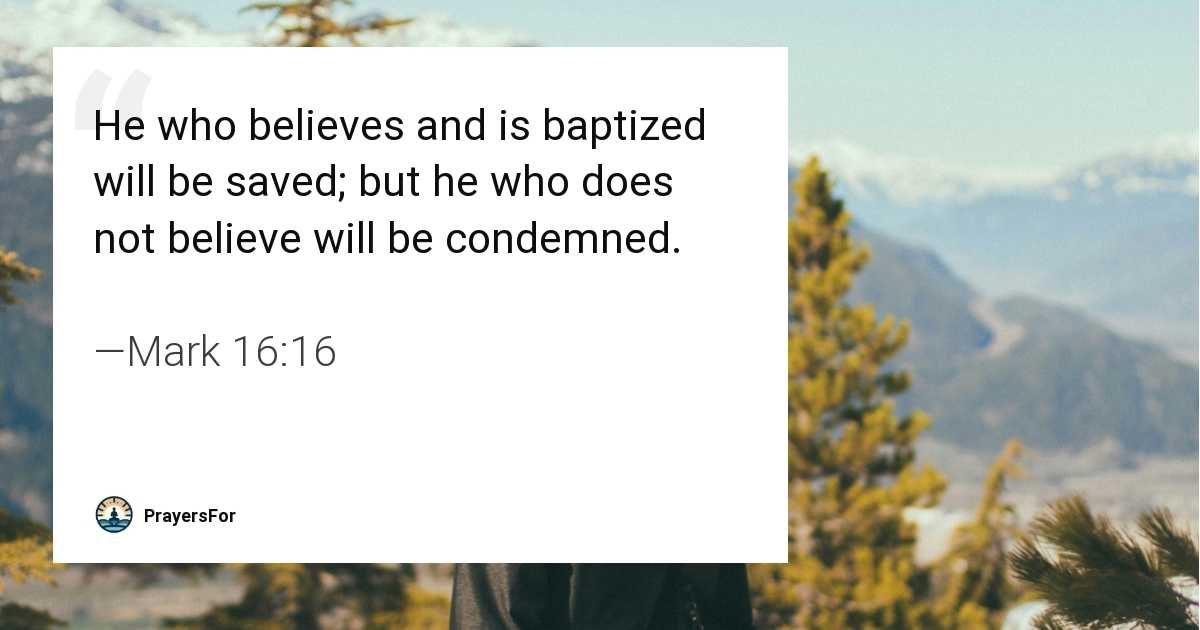 Mark 16:16