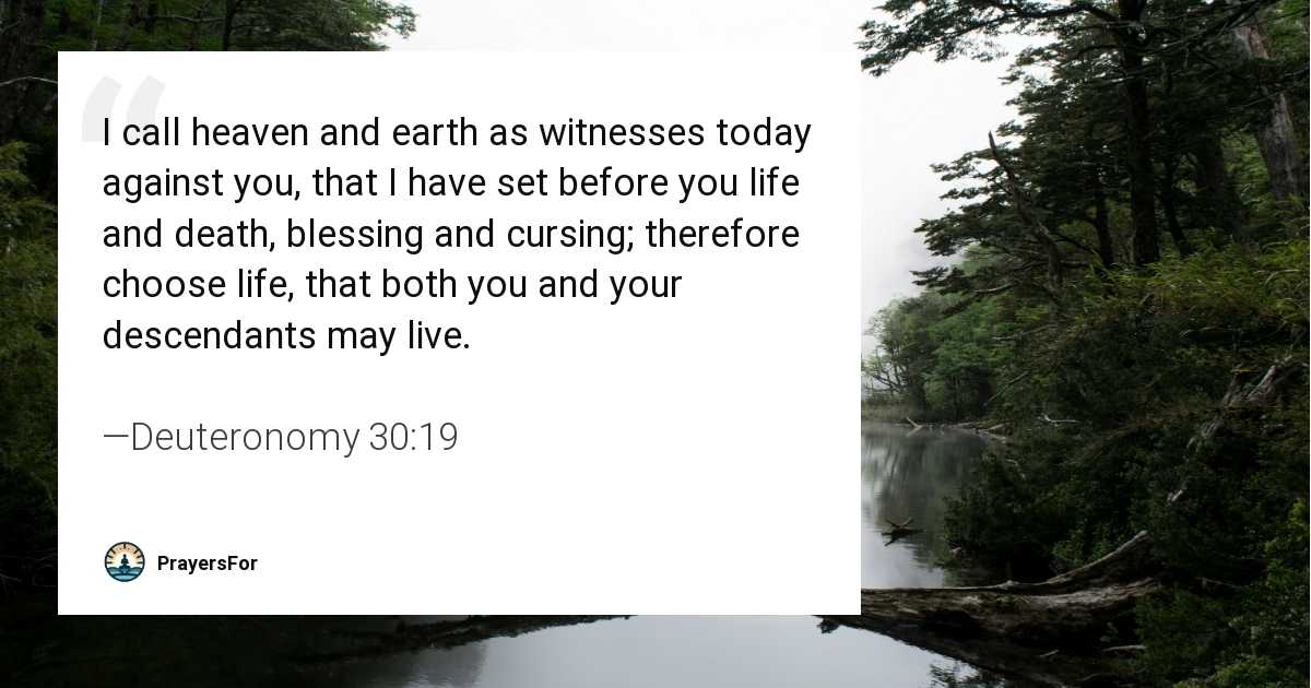 Deuteronomy 30:19