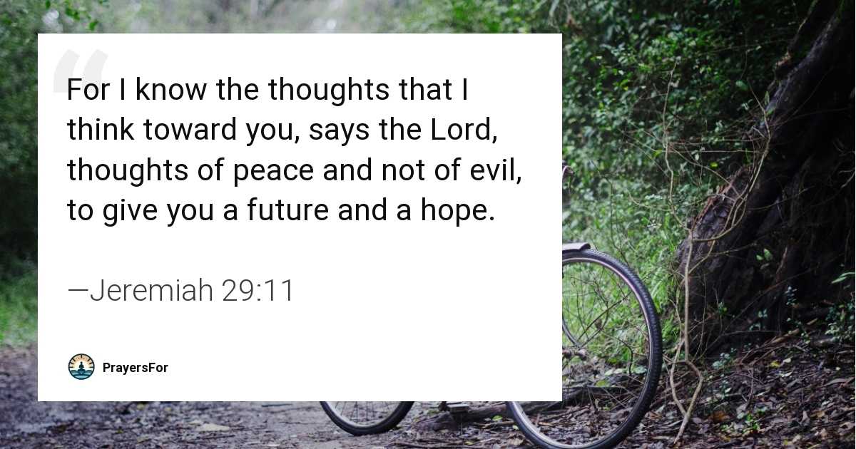 Jeremiah 29:11
