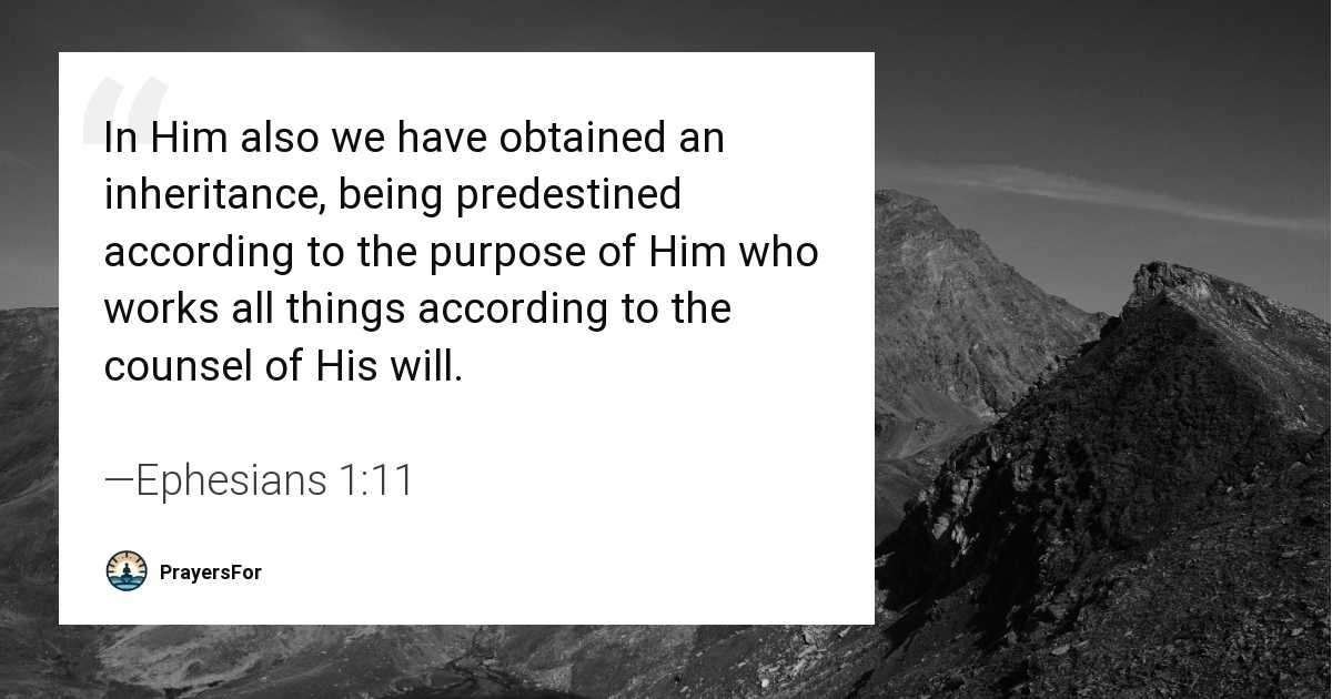 Ephesians 1:11