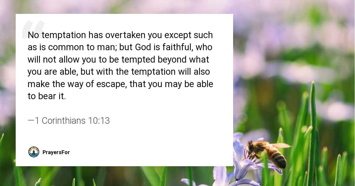 1 Corinthians 10:13
