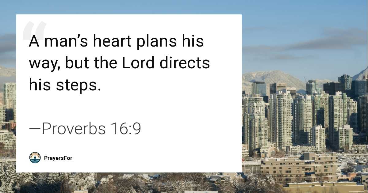Proverbs 16:9