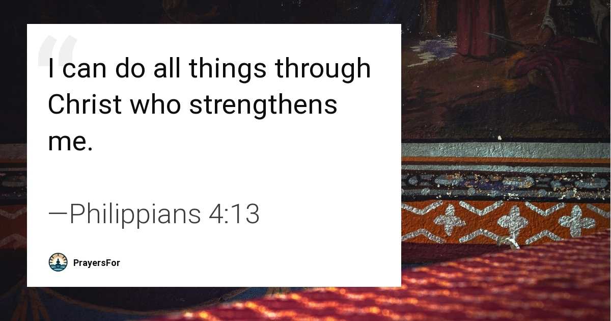 Philippians 4:13