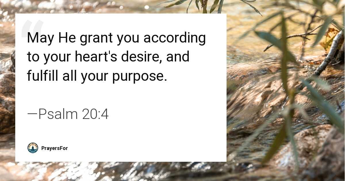 Psalm 20:4