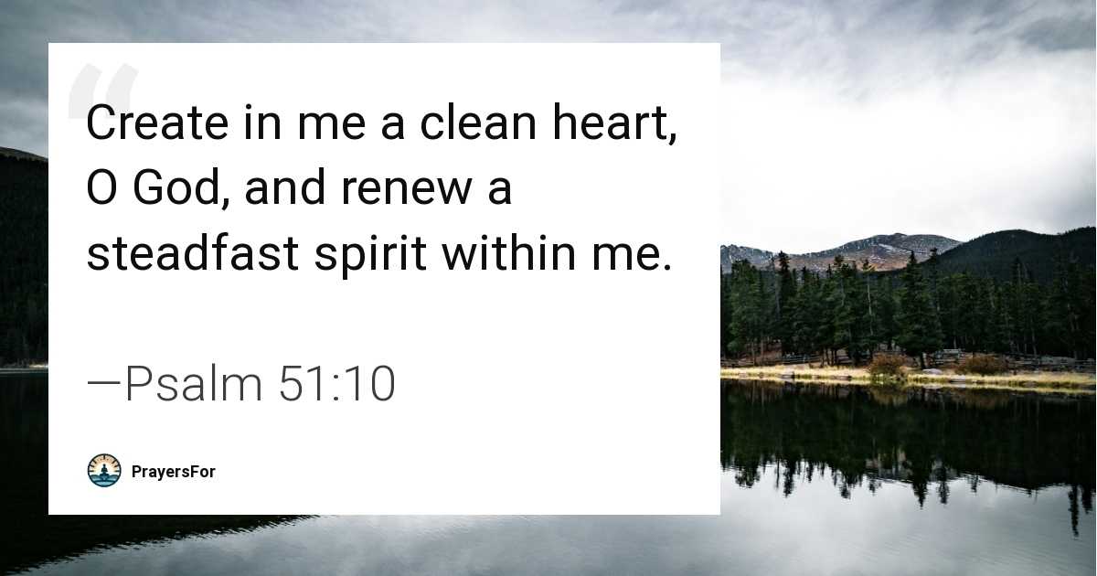 Psalm 51:10