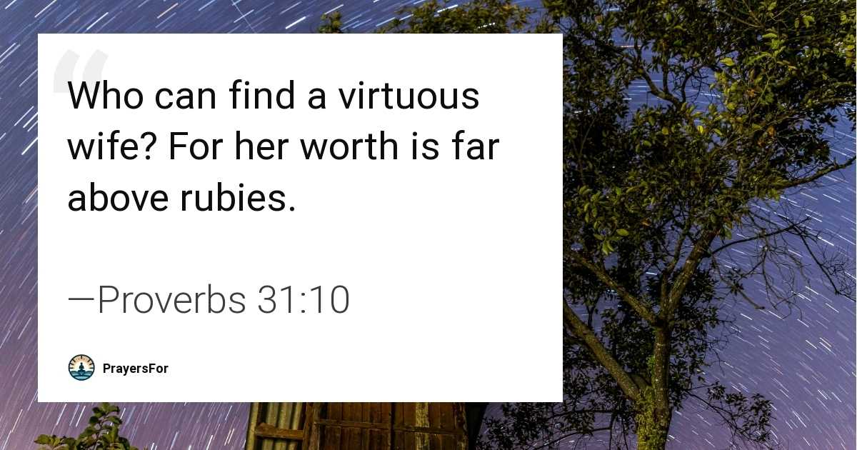 Proverbs 31:10