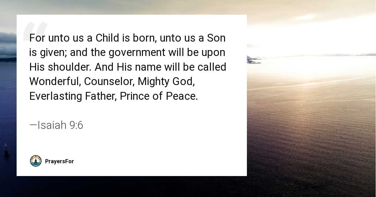 Isaiah 9:6