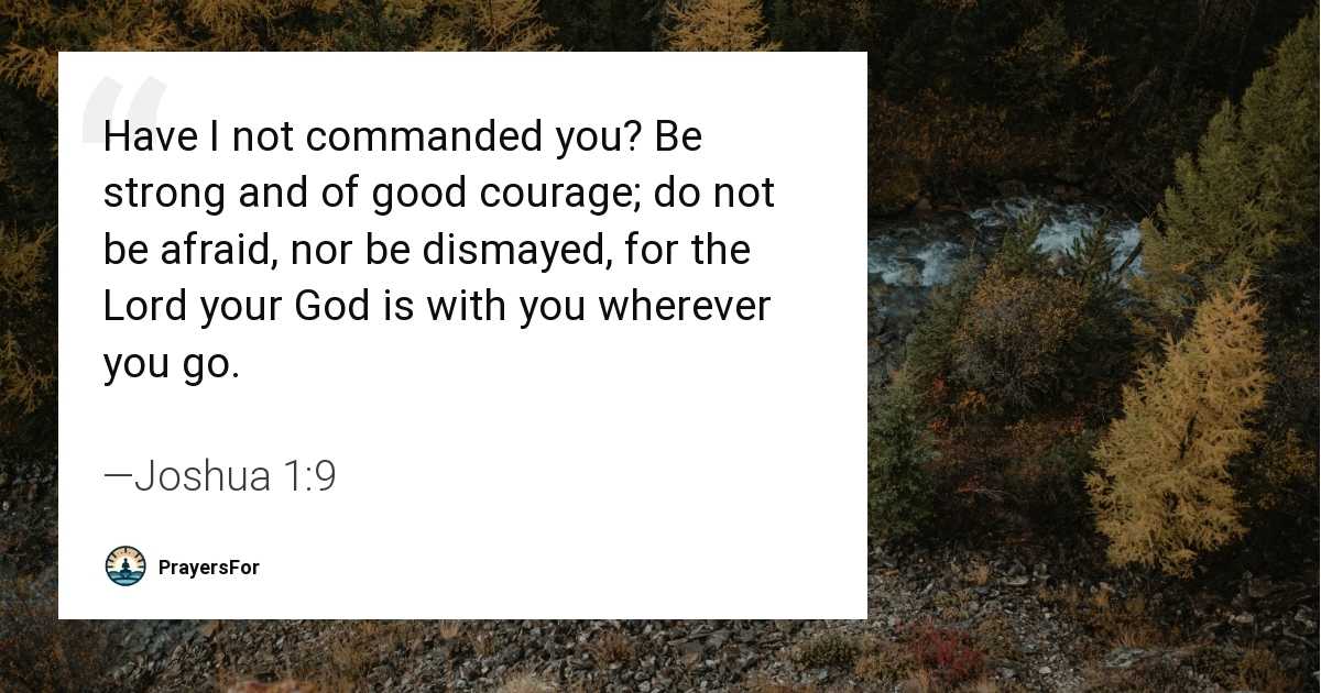 Joshua 1:9
