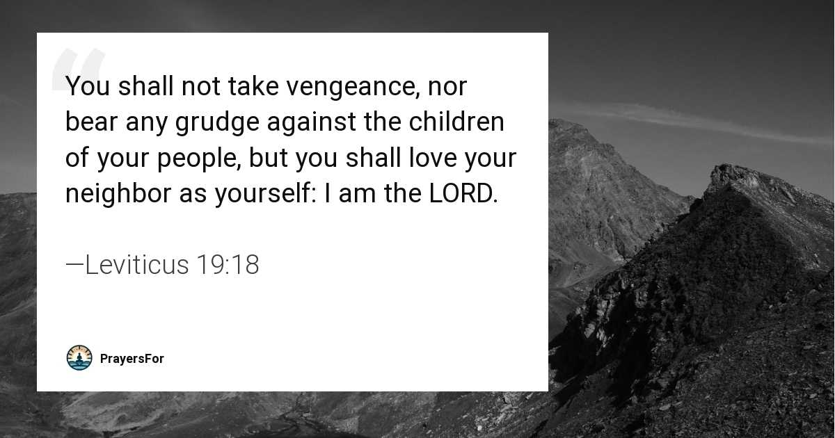 Leviticus 19:18