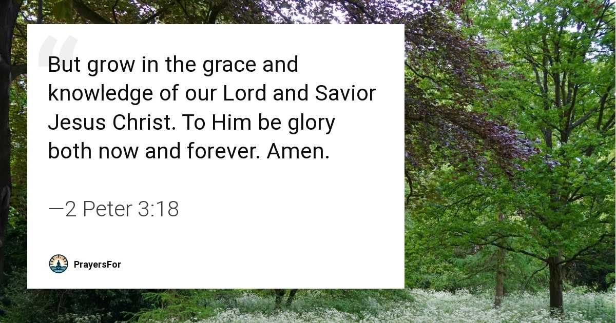 2 Peter 3:18