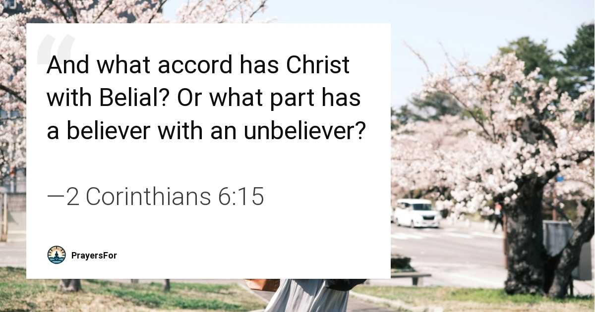 2 Corinthians 6:15