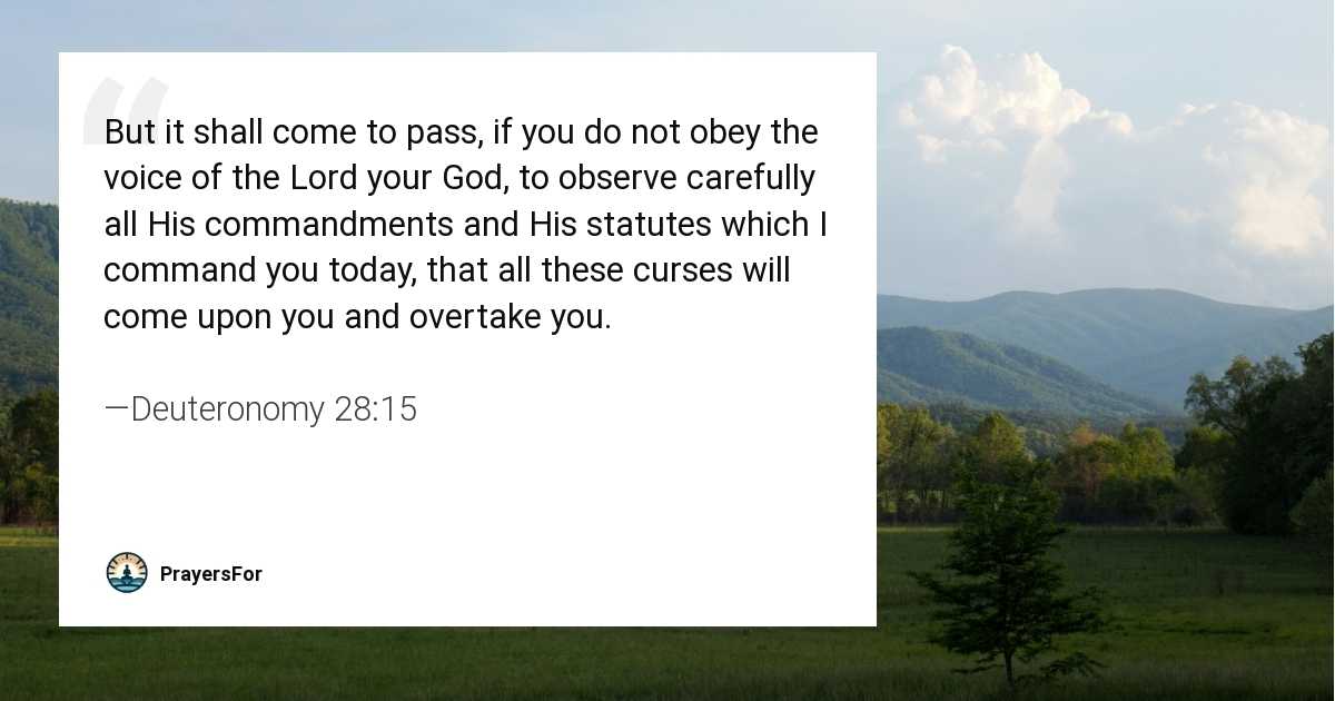 Deuteronomy 28:15