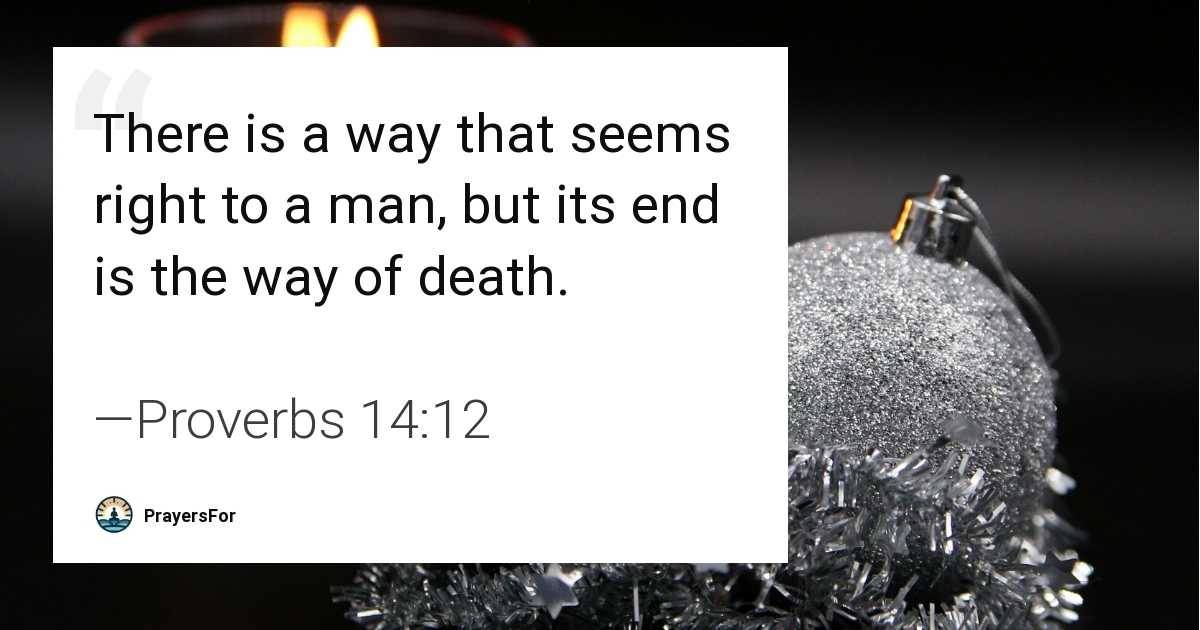 Proverbs 14:12