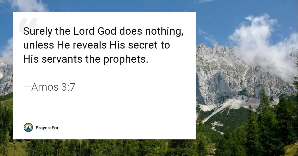 Amos 3:7
