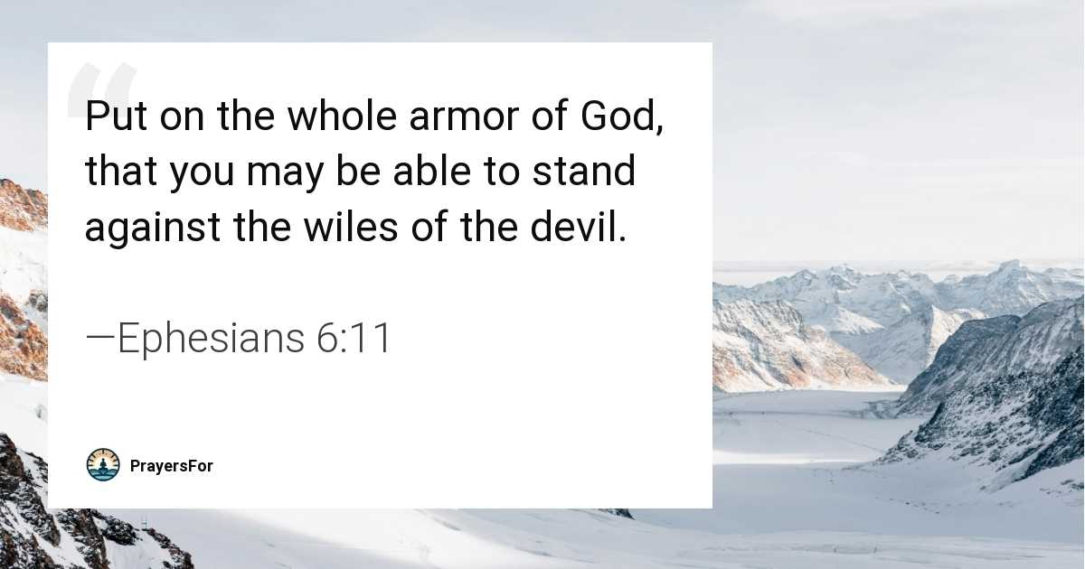 Ephesians 6:11